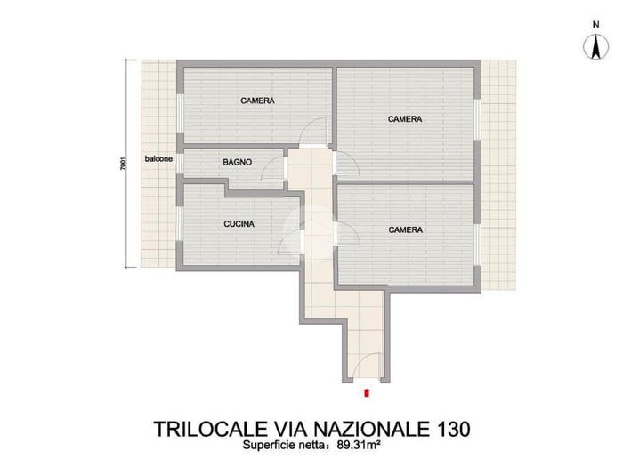 Appartamento trilocale in vendita in Via via nazionale delle puglie, Arpino, Casoria