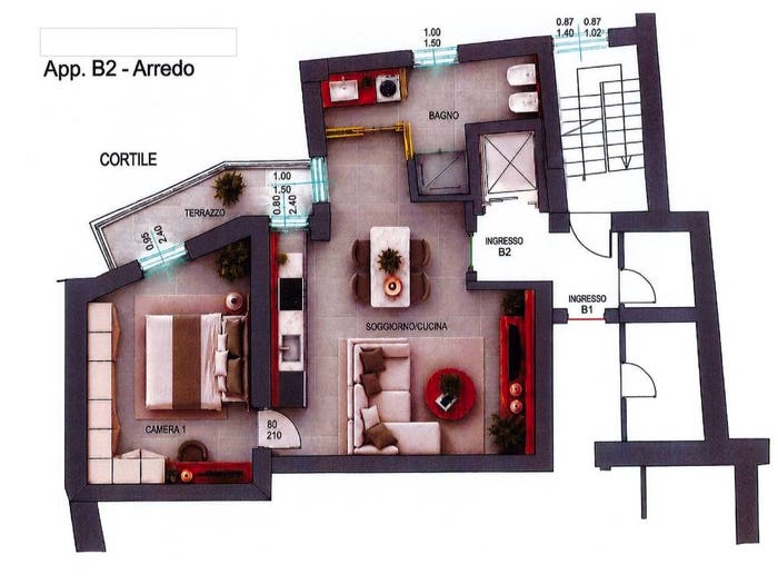 Appartamento bilocale in vendita in Via Giacomo Matteotti, Centro, Rho