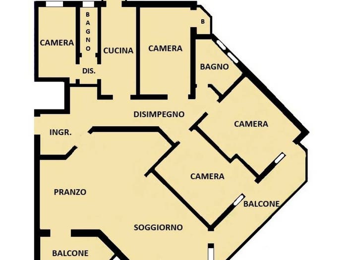 Appartamento con 6 locali in vendita in Viale Medaglie d'Oro, Sant'Agnese Università, Modena