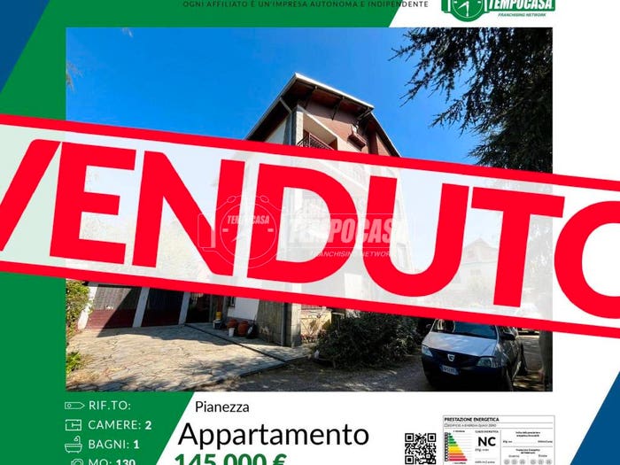 Appartamento quadrilocale in vendita in Via Caselette, Centro, Pianezza