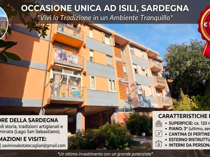 Appartamento quadrilocale in vendita in Via Alessandro Manzoni, Isili