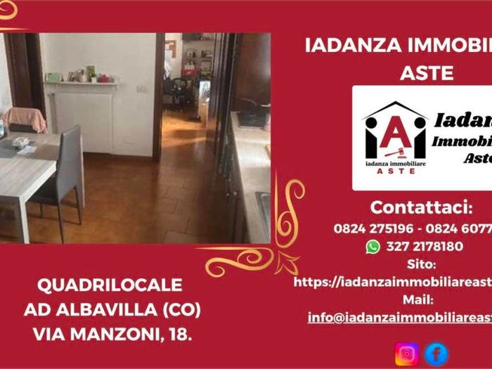 Appartamento con 5 locali in vendita in Via Manzoni, Albavilla