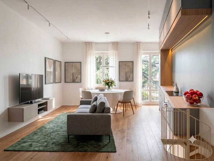 Appartamento trilocale in vendita in Via Giuseppe Mazzini, Centro, Villa d'Almè