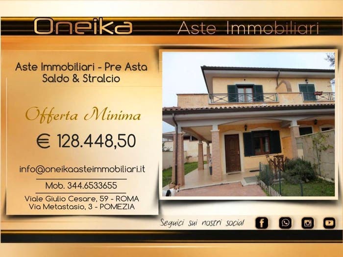 Casa quadrilocale in vendita in Via degli Oleandri, Castagnetta Santa Procula, Pomezia