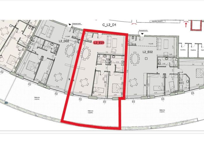 Appartamento trilocale in vendita in Via Porta di Vasco, Piazza, Mondovì