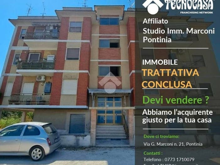 Appartamento bilocale in vendita in Via Italia, Centro, Pontinia