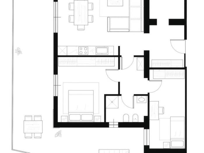 Appartamento trilocale in vendita in Via Giuseppe Majocchi, Lora, Como