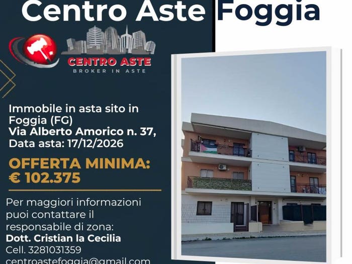 Appartamento con 6 locali in vendita in Via Alberto Amorico Foggia FG Italia, Candelaro Via Lucera, Foggia