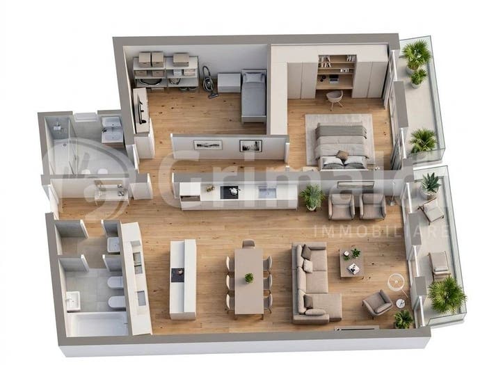 Appartamento trilocale in vendita in Riviera di Tiso da Camposampiero, Centro, Camposampiero
