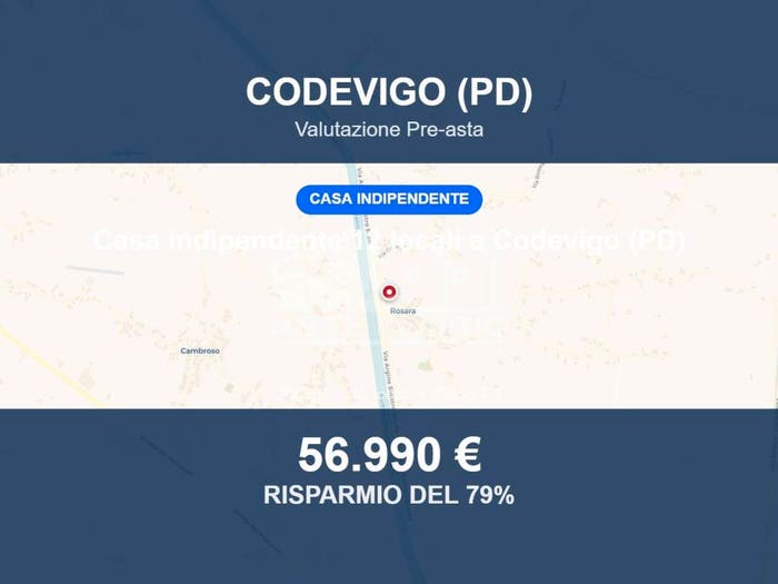 Casa con 6 locali in vendita in Via Cavaizza, Rosara, Codevigo