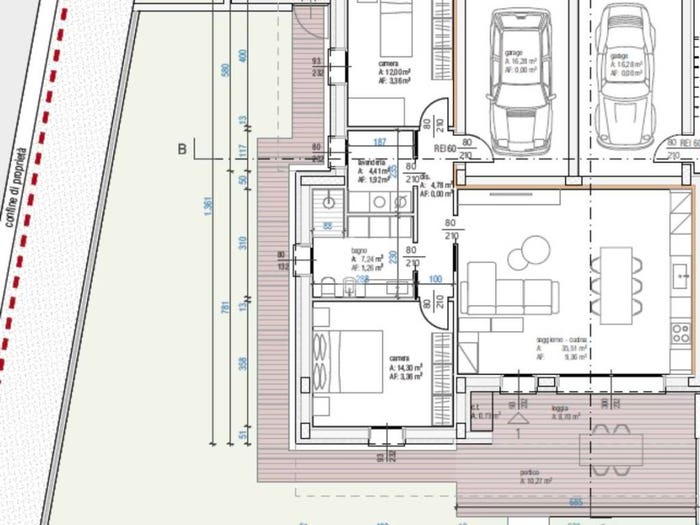 Appartamento trilocale in vendita in Roncade