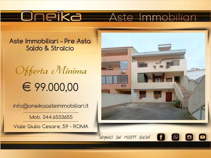 Appartamento quadrilocale in vendita in Via Palmas, Centro, Oristano