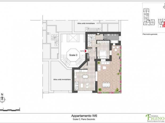 Appartamento trilocale in vendita in Via Ponte del Giuscano, Figino, Milano