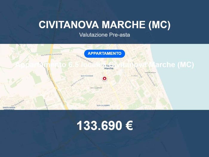 Appartamento quadrilocale in vendita in via Tassoni, San Marone San Giuseppe Risorgimento, Civitanova Marche