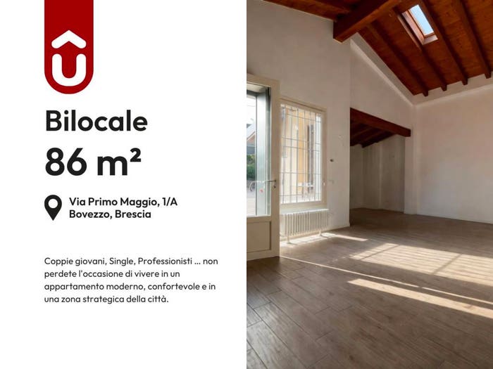 Appartamento bilocale in vendita in Via I Maggio, Bovezzo
