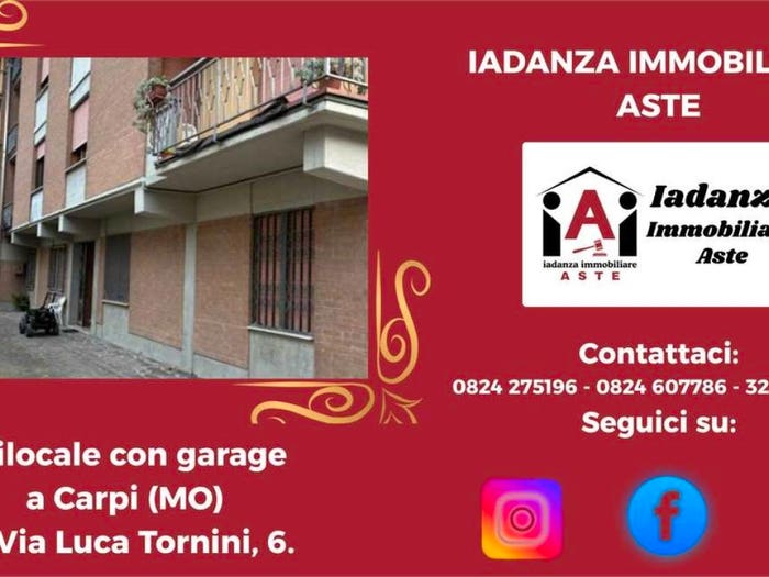 Appartamento trilocale in vendita in Via Luca Tornini, Ospedale, Carpi