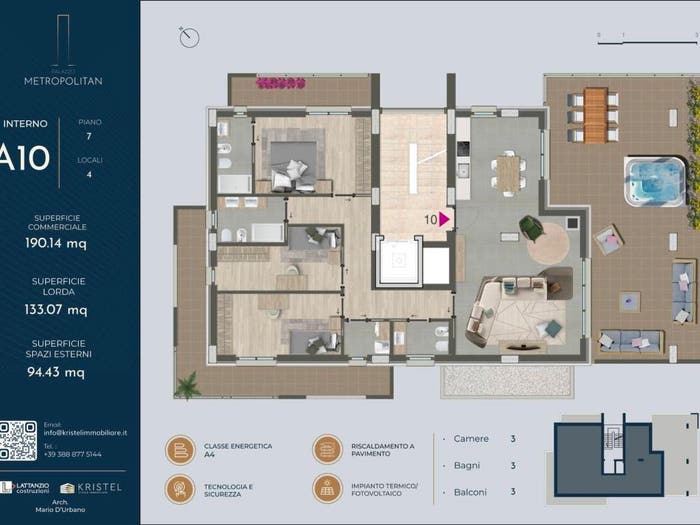 Casa quadrilocale in vendita in Via Vasto, Via Venezia Lungofiume Paolucci, Pescara