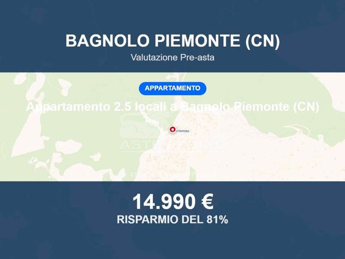 Appartamento bilocale in vendita in Via Partus, Montoso, Bagnolo Piemonte