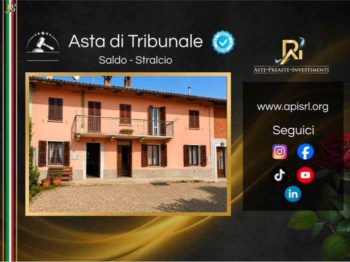 Appartamento con 5 locali in vendita in Borgata S Giacomo, San Damiano d'Asti