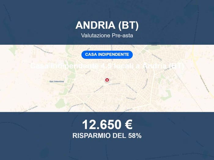 Casa quadrilocale in vendita in Via Lupicini, Centro Storico Santa Maria Vetere, Andria