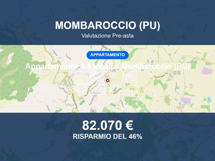 Appartamento trilocale in vendita in Via Caivola, Caivola, Mombaroccio