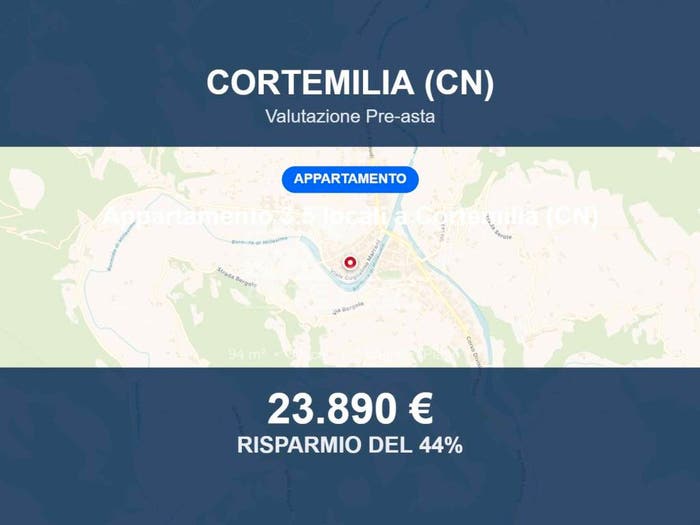 Appartamento trilocale in vendita in Via Dante Alighieri, Cortemilia