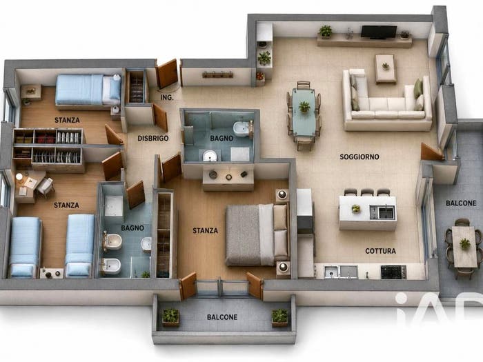 Appartamento quadrilocale in vendita in Via ai Canzòcoi, Centro, Predazzo