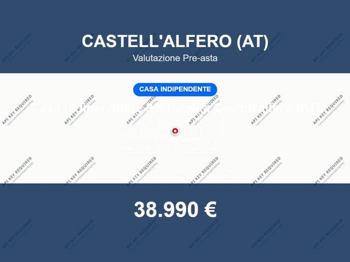 Casa con 6 locali in vendita in Via Canonico Pastrone, Centro, Castell'Alfero