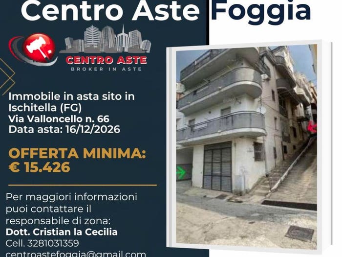Appartamento quadrilocale in vendita in Via Valloncello n e Via Gian Lorenzo Bernini n Ischitella FG Italia, Centro, Ischitella