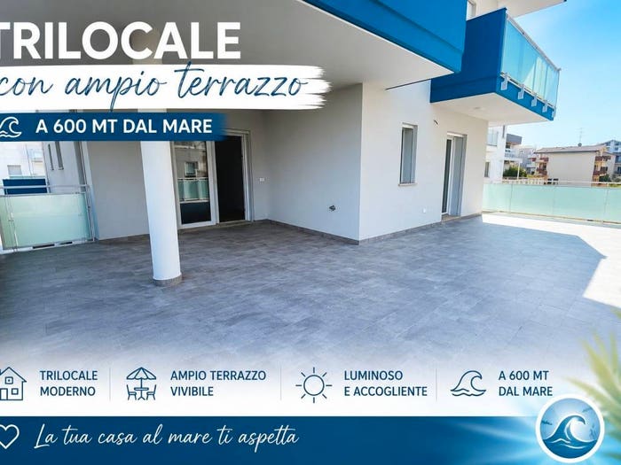 Appartamento trilocale in vendita in Via Ennio Flaiano, Centro, Alba Adriatica