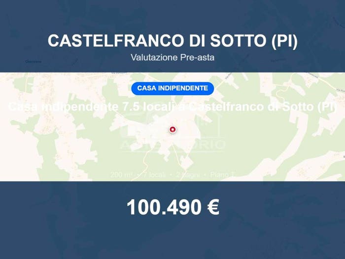Casa con 5 locali in vendita in Via delle Fontine, Castelfranco di Sotto