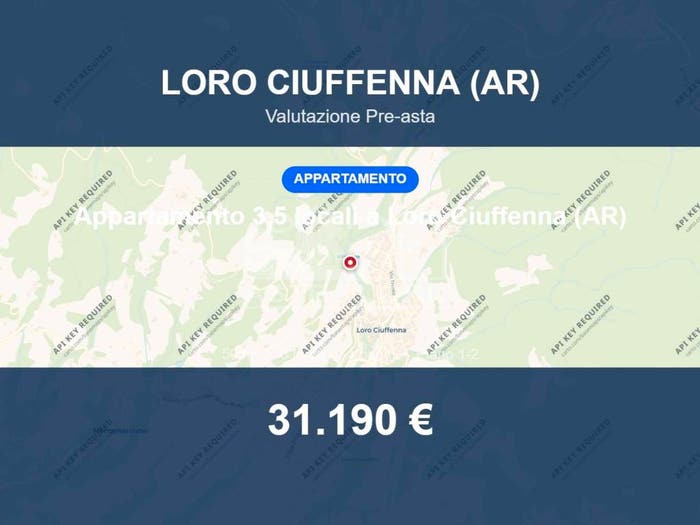 Appartamento bilocale in vendita in Via Ferriera, Centro, Loro Ciuffenna