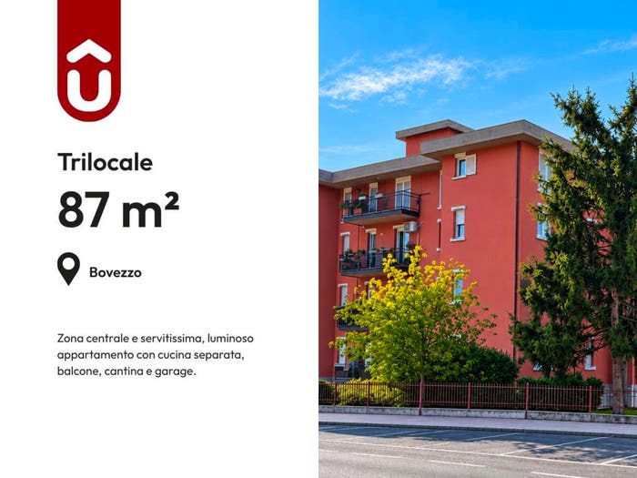 Appartamento trilocale in vendita in Via Angelo Canossi, Bovezzo