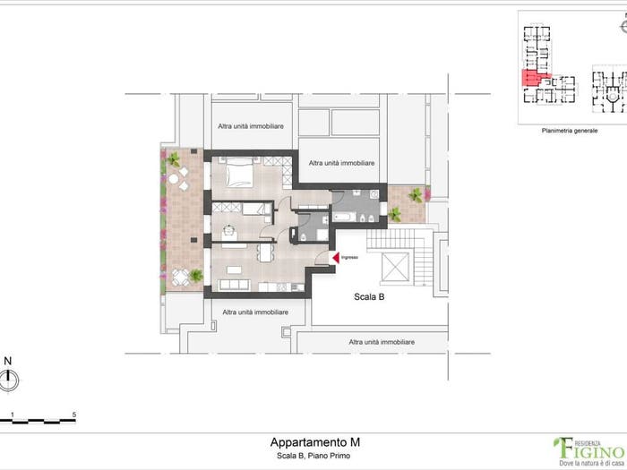 Appartamento trilocale in vendita in Via Ponte del Giuscano, Figino, Milano