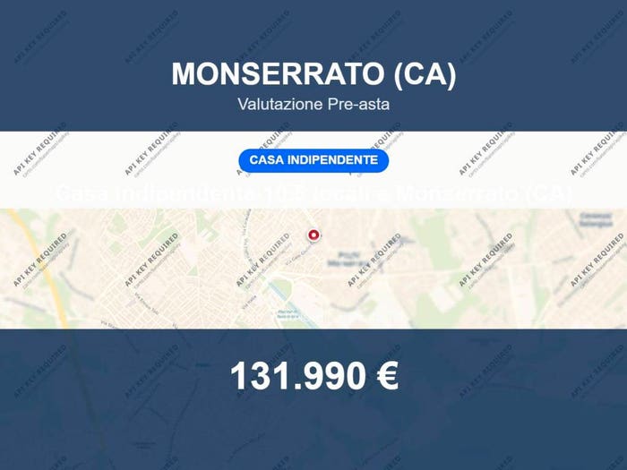Casa con 6 locali in vendita in Via dei Fabi, Monserrato