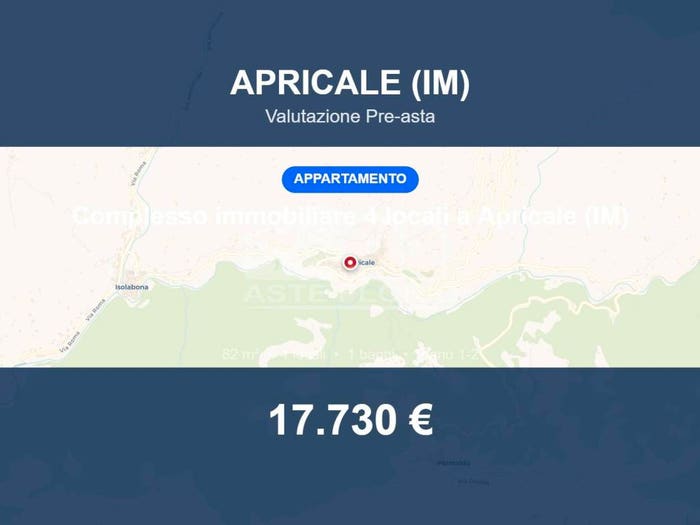 Appartamento trilocale in vendita in Via Martiri della Libertà, Centro, Apricale