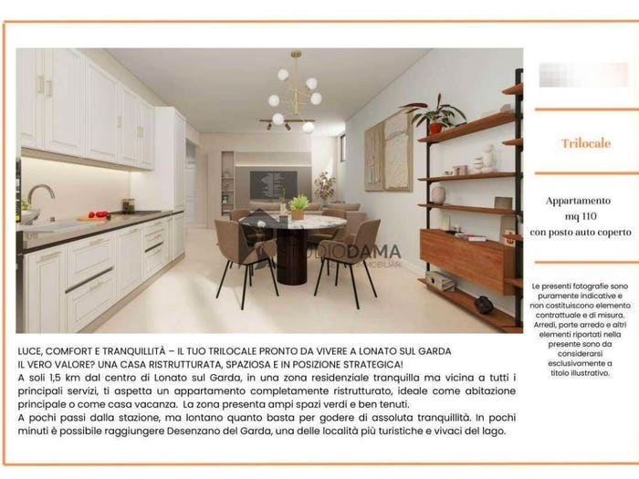 Appartamento trilocale in vendita in filatoio, Lonato, Lonato del Garda