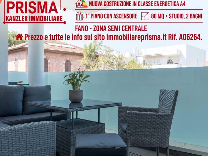 Appartamento trilocale in vendita in Via Palmiro Togliatti, Fano Flaminio, Fano