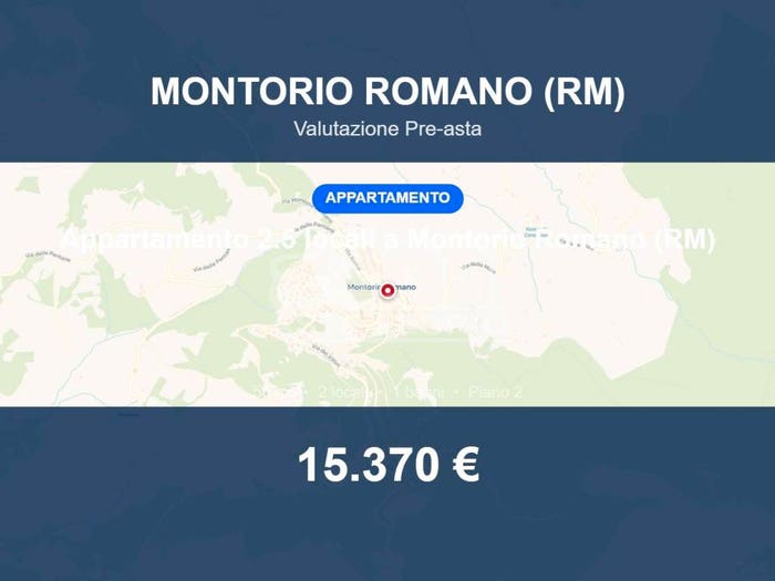 Appartamento bilocale in vendita in Via delle Sorgenti, Montorio Romano