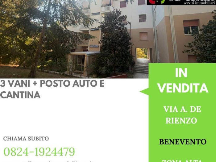 Appartamento trilocale in vendita in Via Antonio De Rienzo, Fratelli Rosselli San Liberatore, Benevento