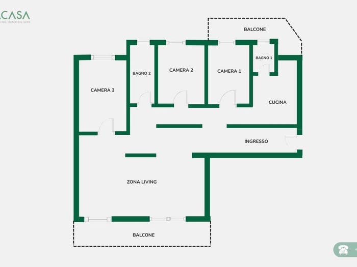 Appartamento quadrilocale in vendita in Via Pelagio Palagi, Morgagni, Milano