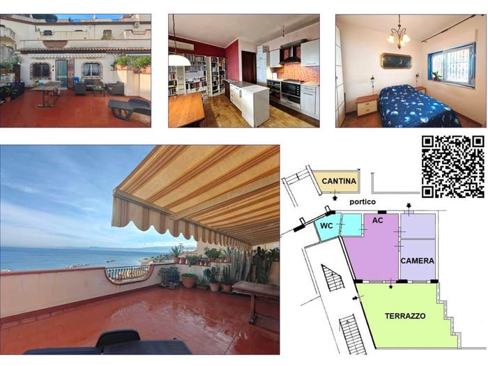 Appartamento trilocale in vendita in VIA DEL CORSARO, Acqualadrone Spartà, Messina