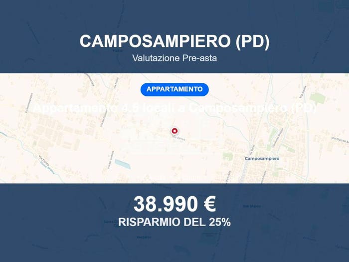 Appartamento quadrilocale in vendita in Via Corso, Centro, Camposampiero