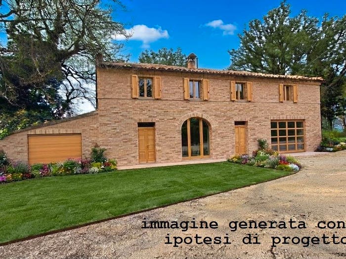 Casa con 6 locali in vendita in Via Cappuccini, Centro, Mondavio