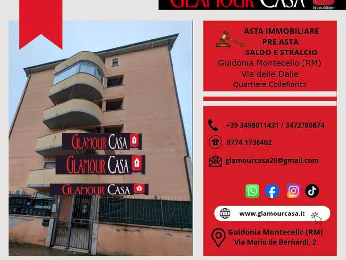 Appartamento bilocale in vendita in Via delle Dalie, Collefiorito, Guidonia Montecelio