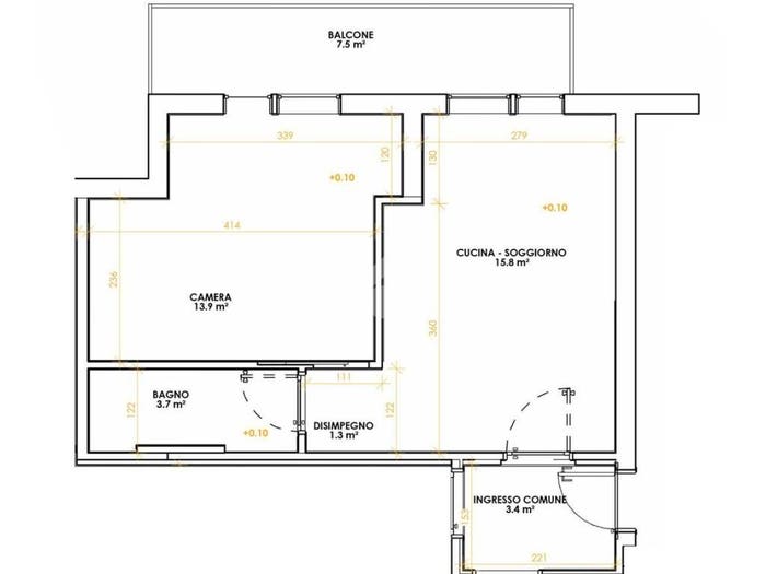 Appartamento bilocale in vendita in Via Val di Marina, Novoli, Firenze