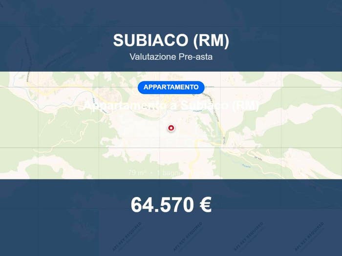 Appartamento trilocale in vendita in Via Lucidi, Centro, Subiaco