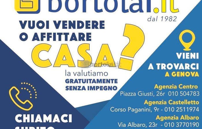 Appartamento con 6 locali in vendita in Via Nizza, Albaro, Genova