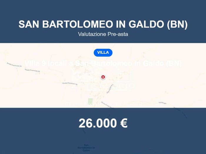Casa con 6 locali in vendita in Via Michelangelo Buonarroti, San Bartolomeo in Galdo
