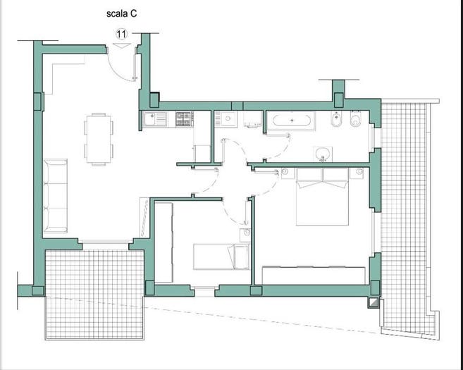 Appartamento trilocale in vendita in Via Giacomo Leopardi, Via Venezia Lungofiume Paolucci, Pescara